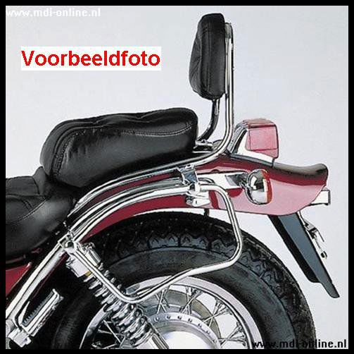 Becker Suzuki GZ125/250 Sissybar without luggage rack Chrome BY HEPCO AND BECKER 4042545504663 